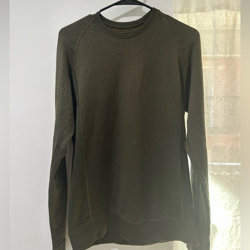 Lululemon Men’s Sweater – Size S – Dark Green/Olive
